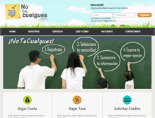 Tablet Screenshot of notecuelgues.com